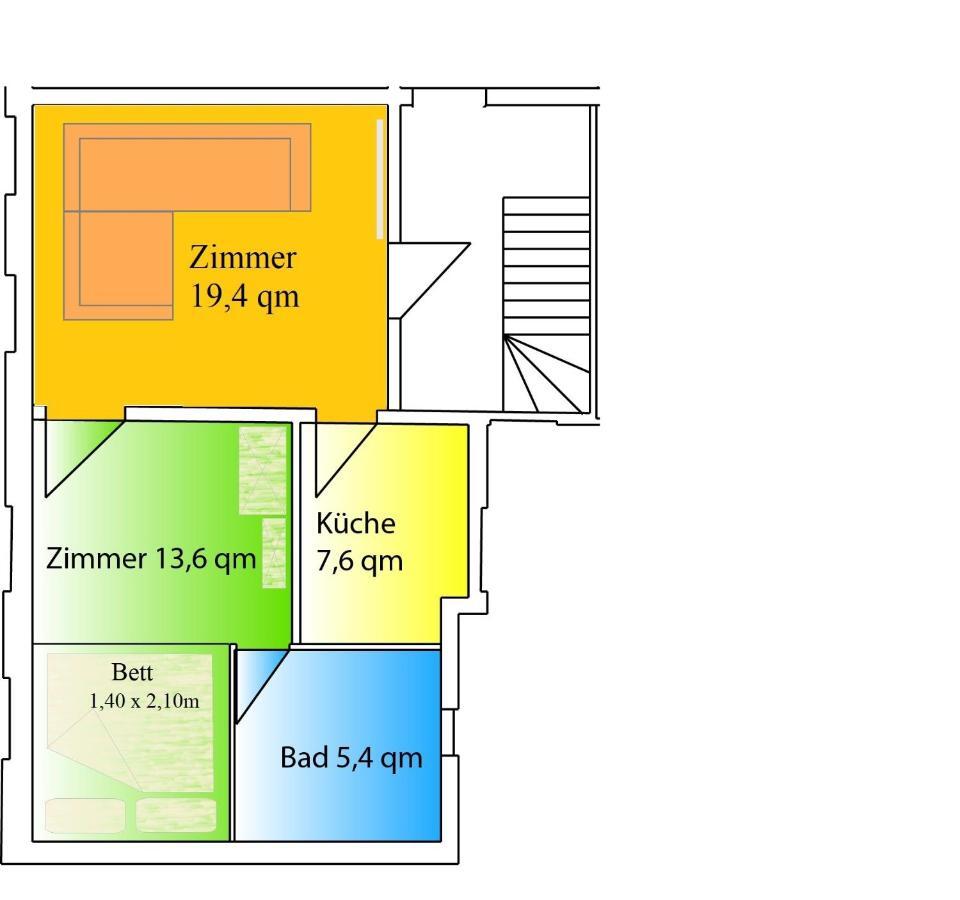 Schwerin Apartment Am Pfaffenteich 1. Obergeschoss Eksteriør billede